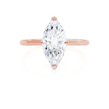 Marquise Solitaire Lab Grown Diamond Engagement Ring