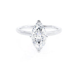Marquise Solitaire Lab Grown Diamond Engagement Ring