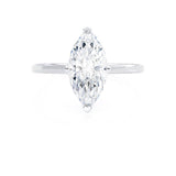 Marquise Solitaire Lab Grown Diamond Engagement Ring