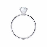 Round Solitaire Lab Grown Diamond Engagement Ring
