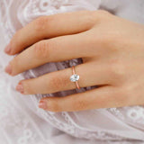 Oval Solitaire Lab Grown Diamond Engagement Ring