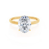 Oval Solitaire Lab Grown Diamond Engagement Ring