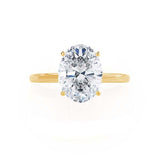Oval Solitaire Lab Grown Diamond Engagement Ring