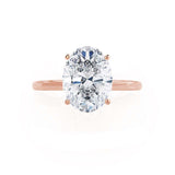 Oval Solitaire Lab Grown Diamond Engagement Ring