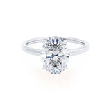 Oval Solitaire Lab Grown Diamond Engagement Ring