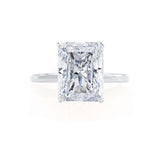 Radiant Solitaire Lab Grown Diamond Engagement Ring