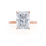 Radiant Solitaire Lab Grown Diamond Engagement Ring