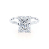 Radiant Solitaire Lab Grown Diamond Engagement Ring