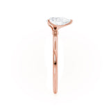 Pear Solitaire Lab Grown Diamond Engagement Ring