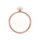 Pear Solitaire Lab Grown Diamond Engagement Ring