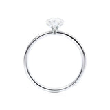 Pear Solitaire Lab Grown Diamond Engagement Ring
