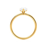 Pear Solitaire Lab Grown Diamond Engagement Ring