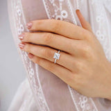 Princess Pave Lab Grown Diamond Engagement Ring