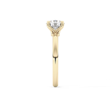Round Solitaire Lab Grown Diamond Engagement Ring