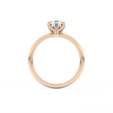 Round Solitaire Lab Grown Diamond Engagement Ring