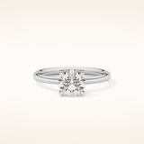 1.03 CT Round Shaped Solitaire Moissanite Engagement Ring