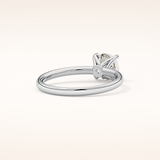 1.03 CT Round Shaped Solitaire Moissanite Engagement Ring