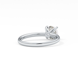 Round Solitaire Lab Grown Diamond Engagement Ring