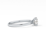 Round Solitaire Lab Grown Diamond Engagement Ring