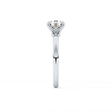 Round Solitaire Lab Grown Diamond Engagement Ring