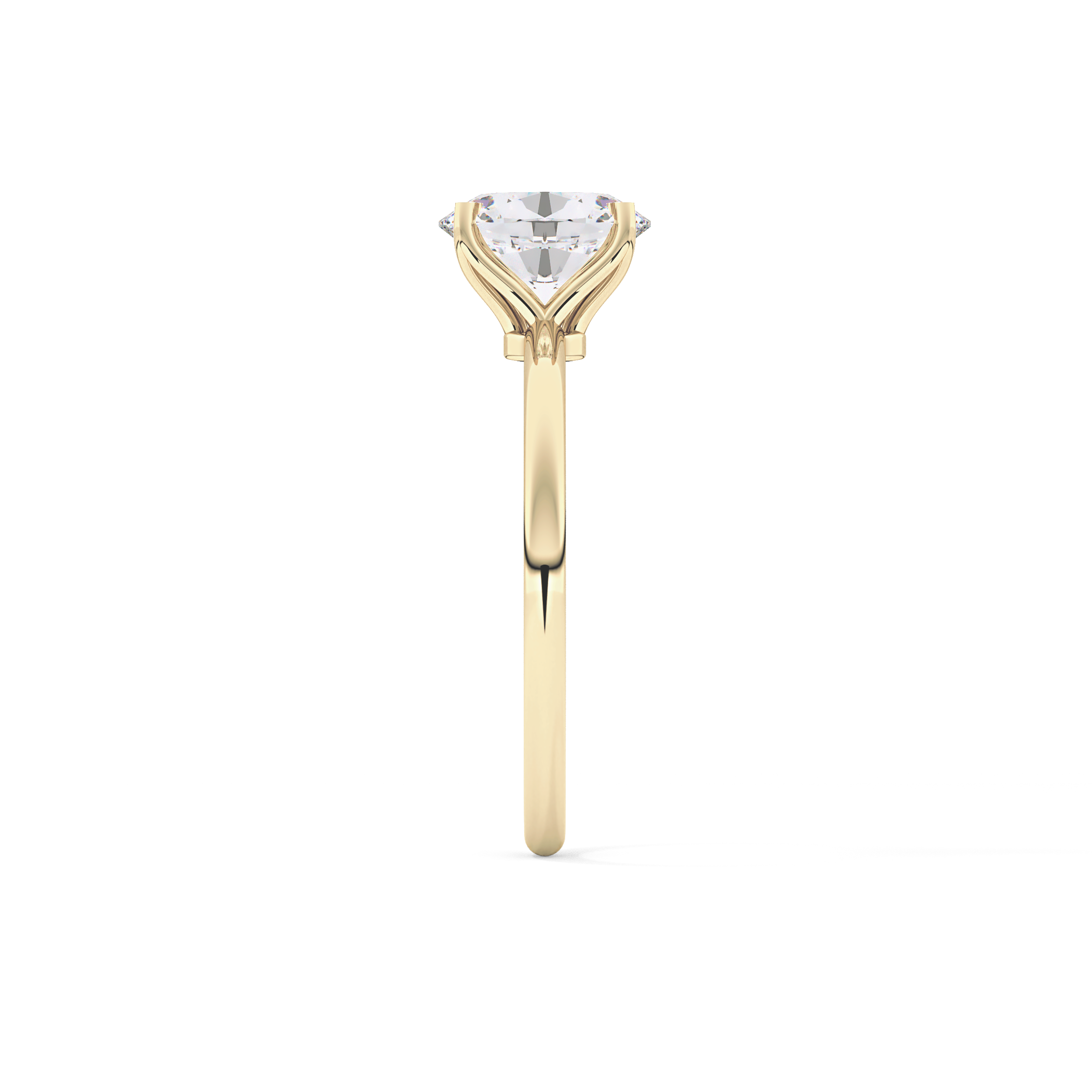 Oval Solitaire Lab Grown Diamond Engagement Ring