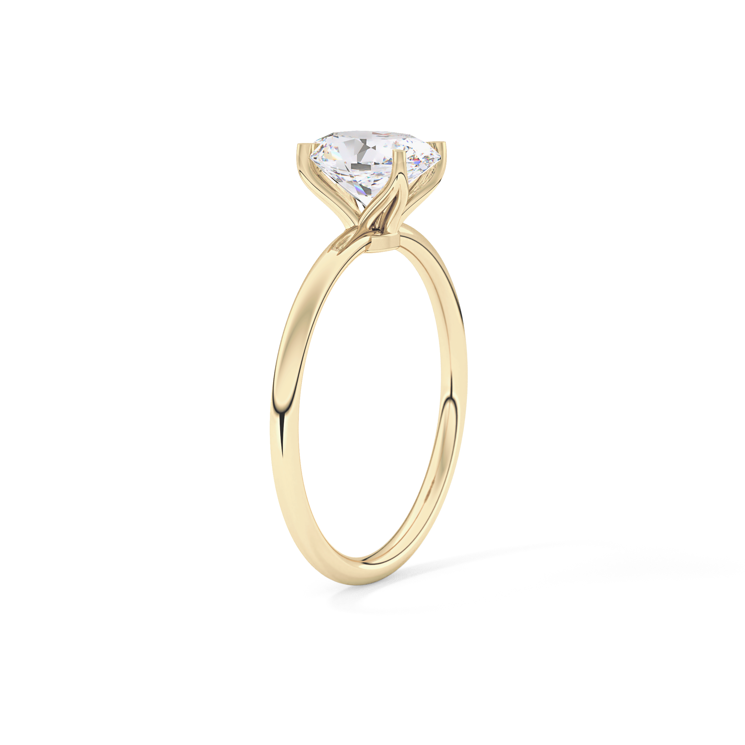 Oval Solitaire Lab Grown Diamond Engagement Ring
