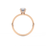 Oval Solitaire Lab Grown Diamond Engagement Ring