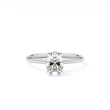 Oval Solitaire Lab Grown Diamond Engagement Ring