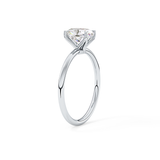 Oval Solitaire Lab Grown Diamond Engagement Ring