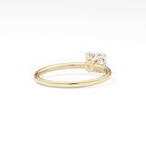 Cushion Solitaire Lab Grown Diamond Engagement Ring