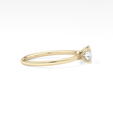 Cushion Solitaire Lab Grown Diamond Engagement Ring
