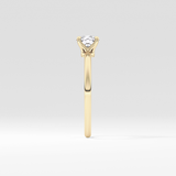 Cushion Solitaire Lab Grown Diamond Engagement Ring