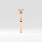 Cushion Solitaire Lab Grown Diamond Engagement Ring