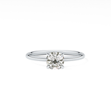 Cushion Solitaire Lab Grown Diamond Engagement Ring