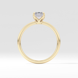 Radiant Solitaire Lab Grown Diamond Engagement Ring