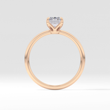 Radiant Solitaire Lab Grown Diamond Engagement Ring