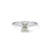 Radiant Solitaire Lab Grown Diamond Engagement Ring