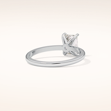 1.21 CT Radiant Shaped Solitaire Moissanite Engagement Ring