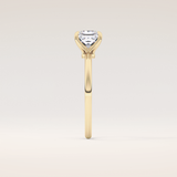 1.04 CT Princess Shaped Solitaire Moissanite Engagement Ring