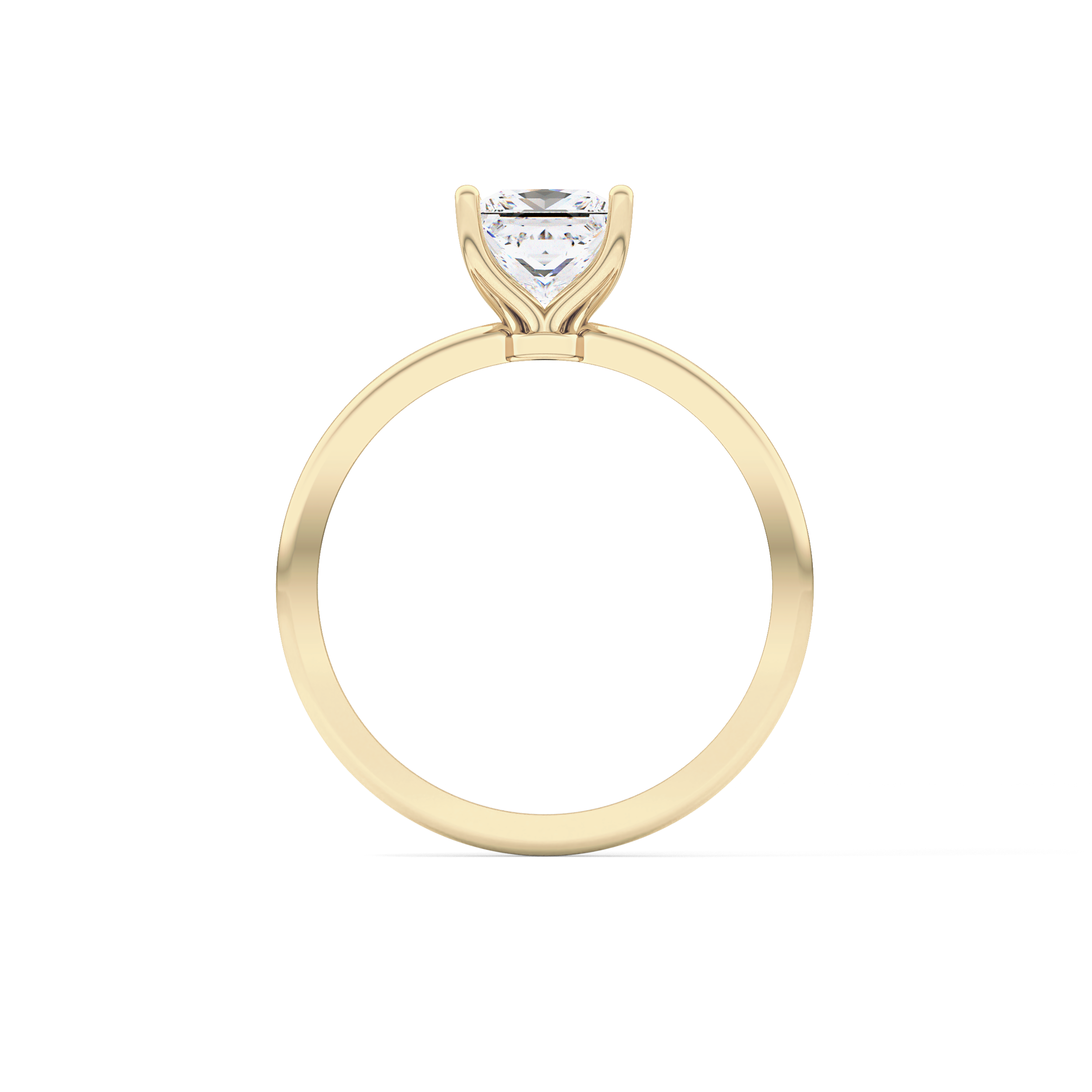 Princess Solitaire Lab Grown Diamond Engagement Ring