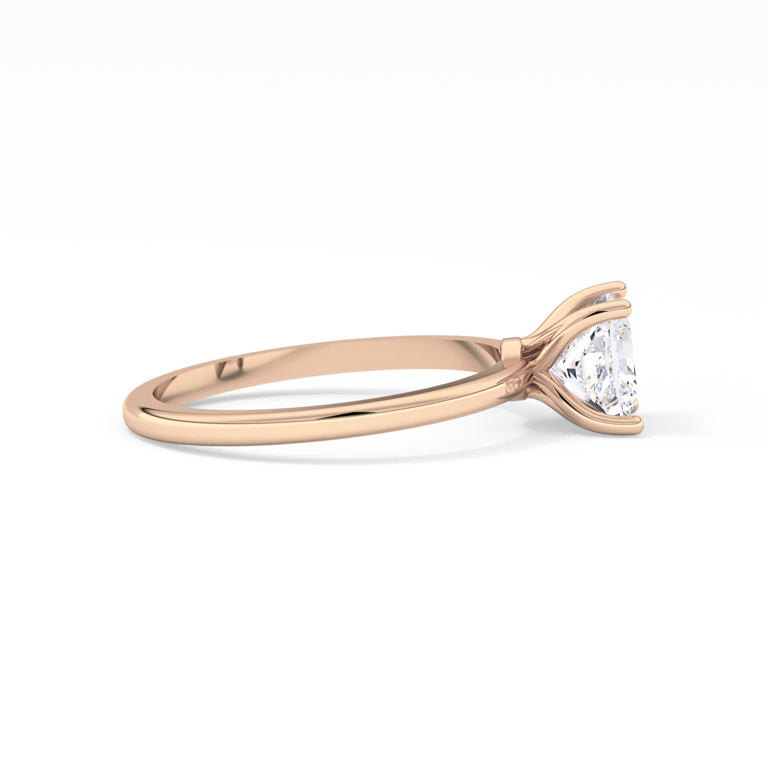 Princess Solitaire Lab Grown Diamond Engagement Ring