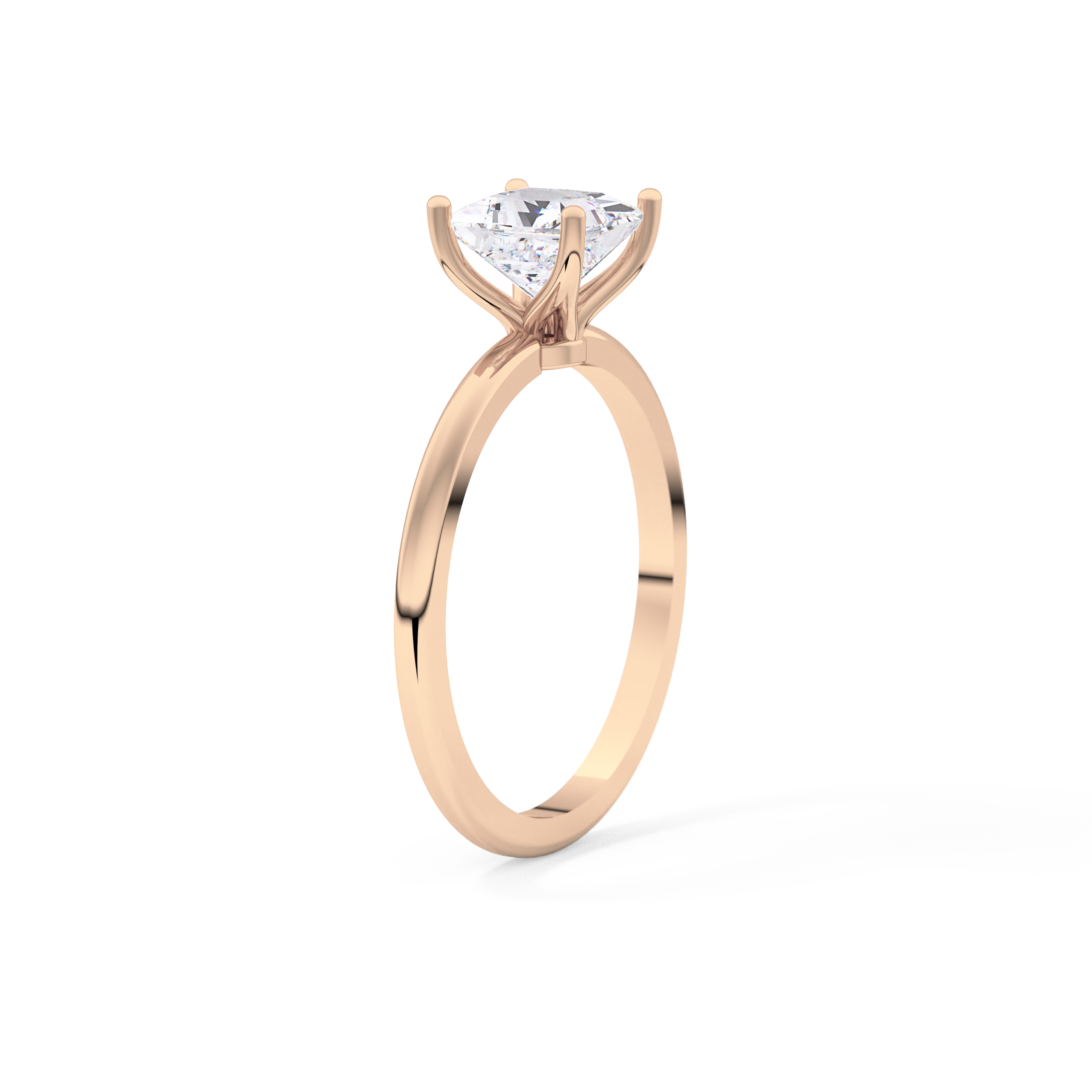 Princess Solitaire Lab Grown Diamond Engagement Ring