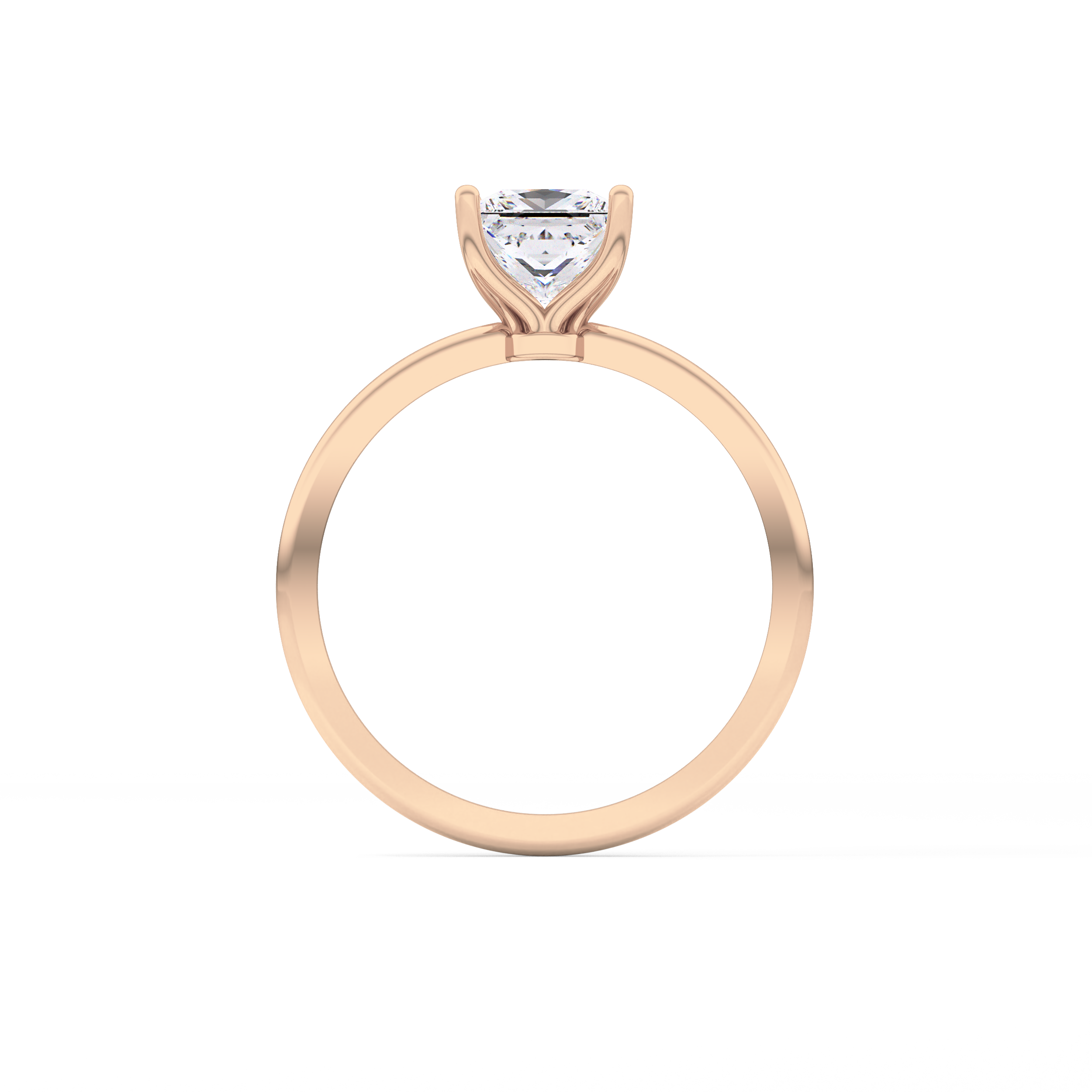 Princess Solitaire Lab Grown Diamond Engagement Ring