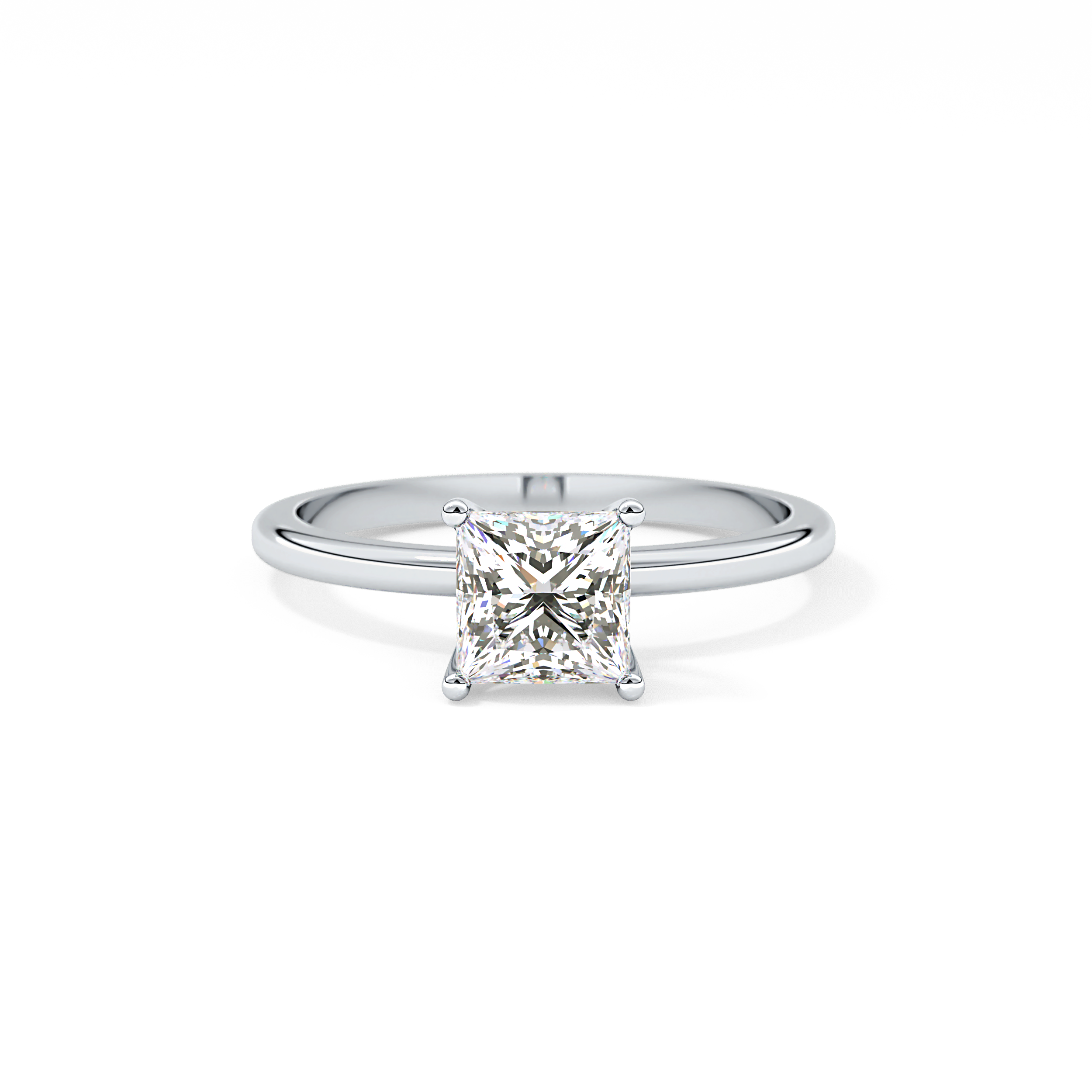 Princess Solitaire Lab Grown Diamond Engagement Ring