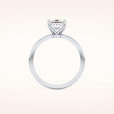 1.04 CT Princess Shaped Solitaire Moissanite Engagement Ring