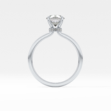 Round Hidden Halo Lab Grown Diamond Engagement Ring