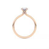 Oval Hidden Halo Lab Grown Diamond Engagement Ring