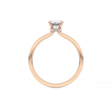 Cushion Hidden Halo Lab Grown Diamond Engagement Ring