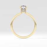 Radiant Hidden Halo Lab Grown Diamond Engagement Ring