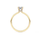 Radiant Hidden Halo Lab Grown Diamond Engagement Ring